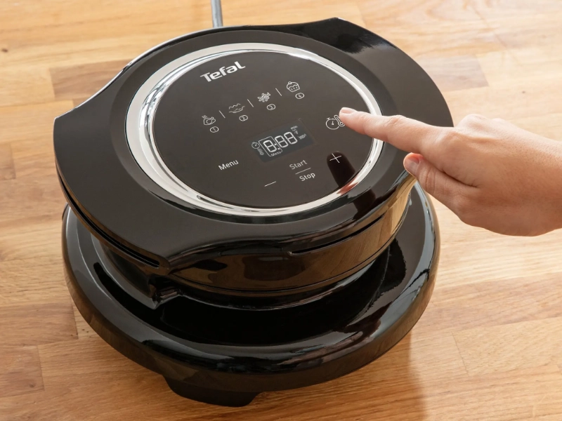 Ovládanie teplovzdušnej pokrievky Tefal EY150830 Extra Crisp Lid