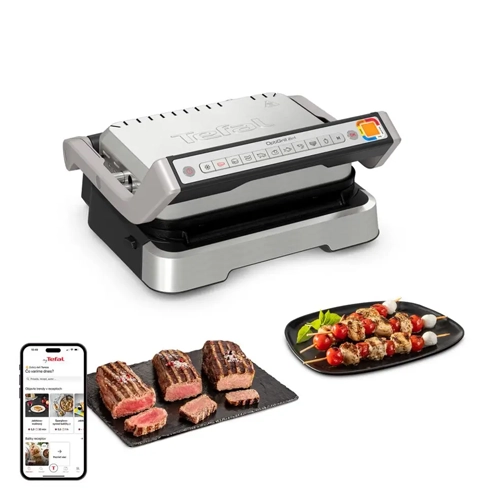 Tefal OptiGrill 2v1 Inox GC772D30