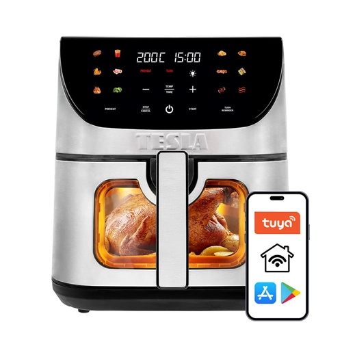 TESLA AirCook Q70 XXL WiFi Pro - multifunkčn&aacute; digit&aacute;lna teplovzdu&scaron;n&aacute; frit&eacute;za