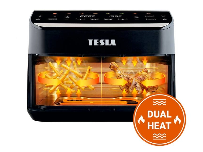 Tesla_QD464_XXL_teplovzdusna_friteza_dual_heat