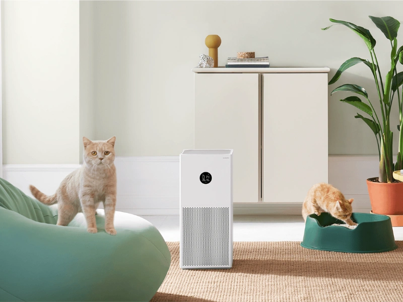Čistička Smart Air Purifier 4 Lite si hravo poradí aj s výparmi formaldehydu z nového nábytku.