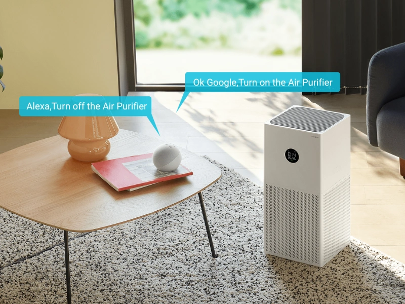 Xiaomi Smart Air Purifier 4 Lite môžete ovládať pomocou aplikácie či hlasového asistenta.