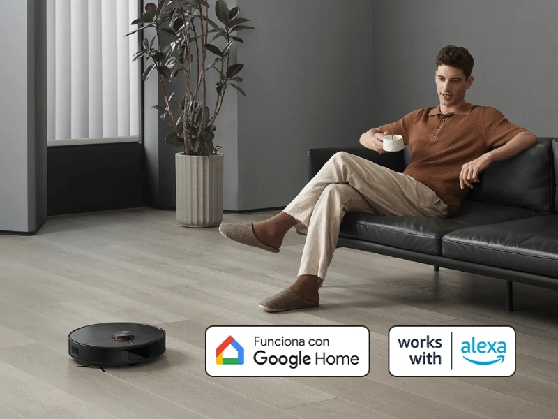 Stačí vysloviť príkaz cez Amazon Alexa alebo Google Asistenta a vysávač Xiaomi X20 Max sa pustí do upratovania – bez reptania a s maximálnym nasadením.