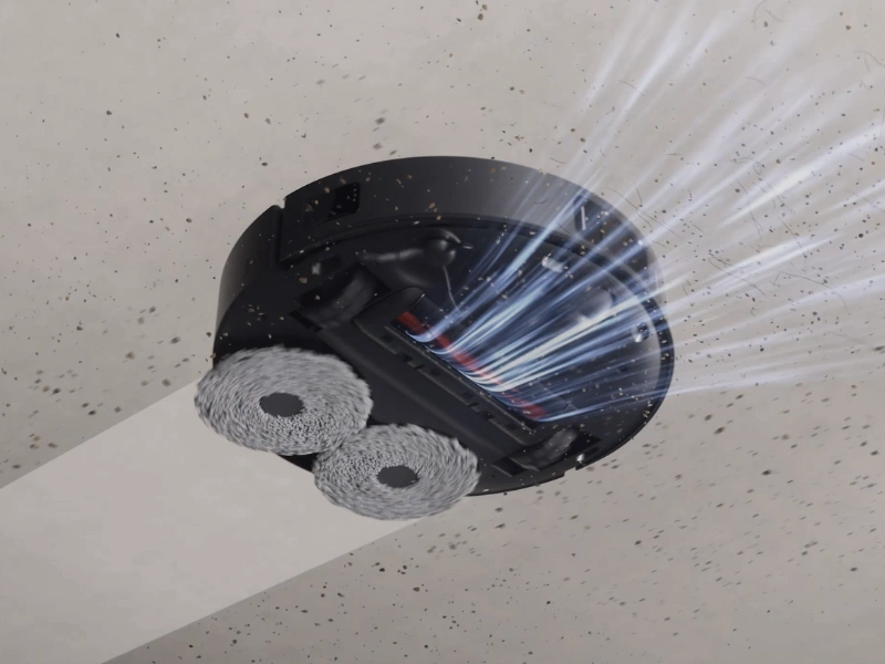 S vylepšeným sacím výkonom až 8 000 Pa si vysávač Xiaomi Robot Vacuum X20 Max bez námahy poradí s prachom, vlasmi a drobnými nečistotami aj tam, kde to iné vysávače vzdali.