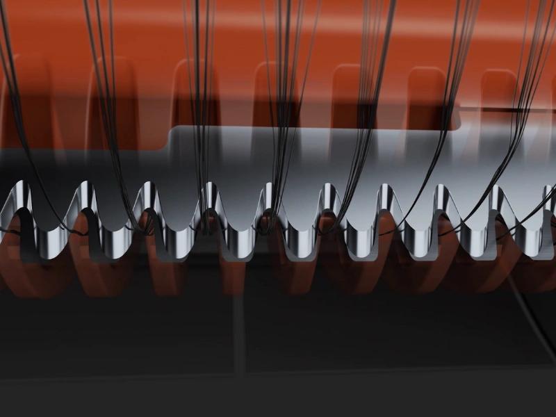 Robotický vysávač Xiaomi Robot Vacuum X20 Max disponuje kefou so skrytými čepeľami, ktorá strihá vlasy už počas čistenia a spolu s nečistotami ich posiela do zásobníka.