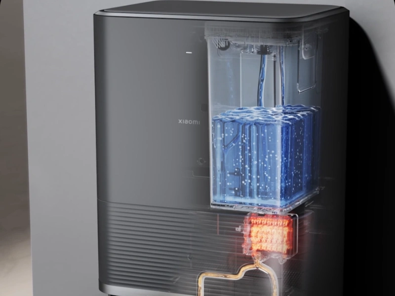 Vďaka 4 l nádrži na čistú a 3,8 l nádrži na špinavú vodu All-in-one stanice dokáže vysávač Xiaomi Robot Vacuum X20 Max na jedno naplnenie vytrieť plochu s rozlohou až 200 m².