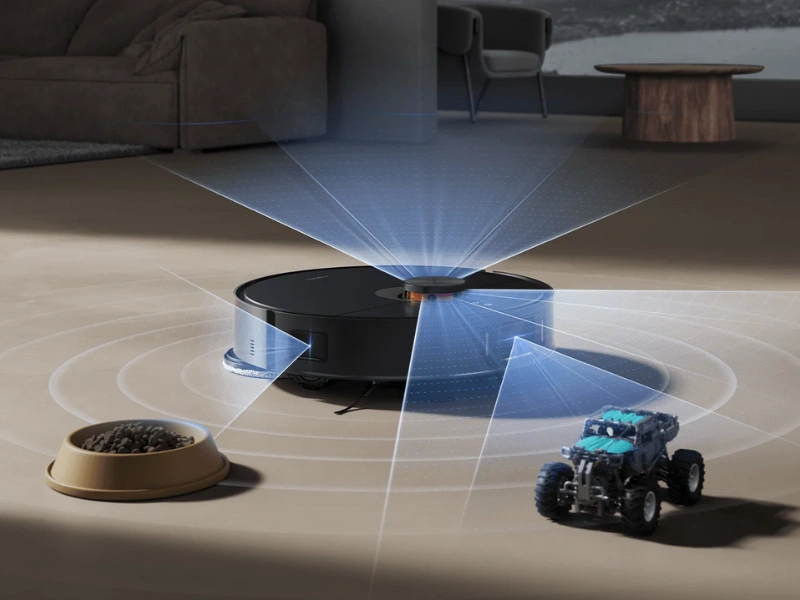 Vďaka 120° širokouhlému štruktúrovanému svetlu a snímaču hrán sa vysávač Xiaomi X20 Max obratne vyhne prekážkam a dôkladne vyčistí aj tie najnáročnejšie miesta.