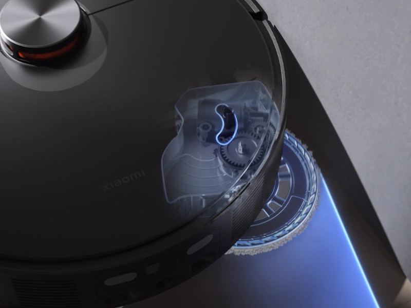 Pri detekcii okraja vysávač Xiaomi Robot Vacuum X20 Max automaticky vysunie mop až o 4 cm, pričom napodobňuje ručné vytieranie a s presnosťou do 2 mm vyčistí miesta, kam sa bežné vysávače nedostanú.