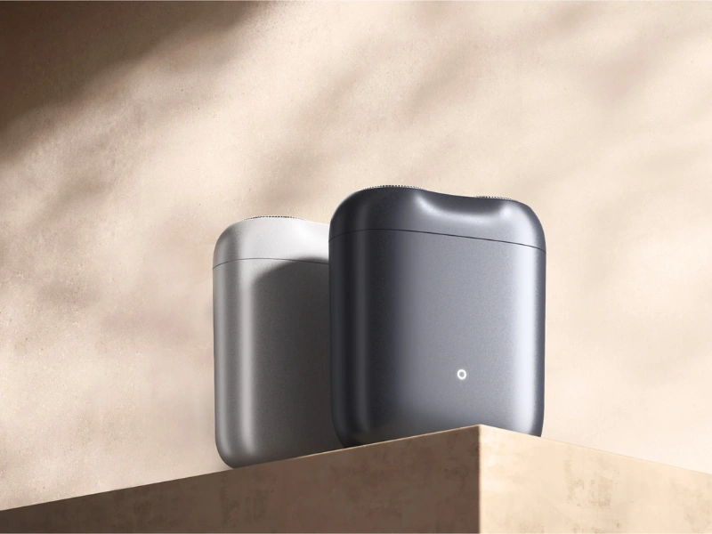 Kompaktný dizajn strojčeka Xiaomi Electric Shaver S200.