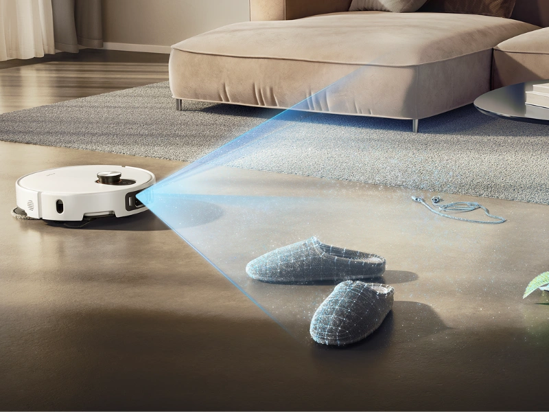 Vďaka AI rozpoznávaniu prekážok dokáže vysávač Xiaomi Robot Vacuum 5 Pro rozoznať až 200 predmetov, ktorým sa obratne vyhne, a dôkladne tak vyčistí aj tie najnáročnejšie miesta.