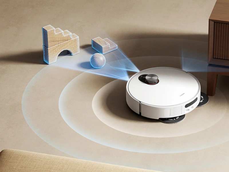 Vďaka systému vyhýbania sa prekážkam S-Cross™ vníma vysávač Xiaomi 5 okolie s presnosťou na milimetre, takže sa bez zaváhania vyhne káblom, ponožkám či iným prekážkam.