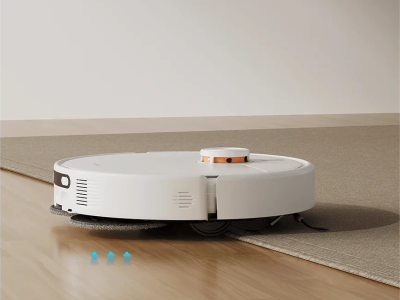 Vymeňte ho! Xiaomi H50 pri detekcii koberca zdvihne mop o 10 mm, aby sa zabr&aacute;nilo jeho namočeniu a automaticky zv&yacute;&scaron;i sac&iacute; v&yacute;kon.