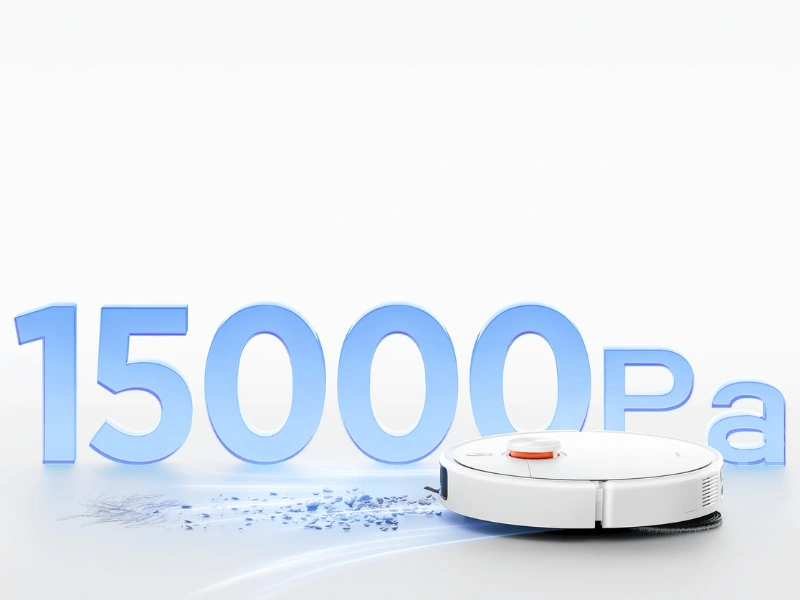 So sac&iacute;m v&yacute;konom 15 000 Pa sa Xiaomi H50 Pro sebavedome pohybuje po dom&aacute;cnosti a nekompromisne vysaje viac ako 99 % nečist&ocirc;t, ktor&eacute; mu stoja v ceste.