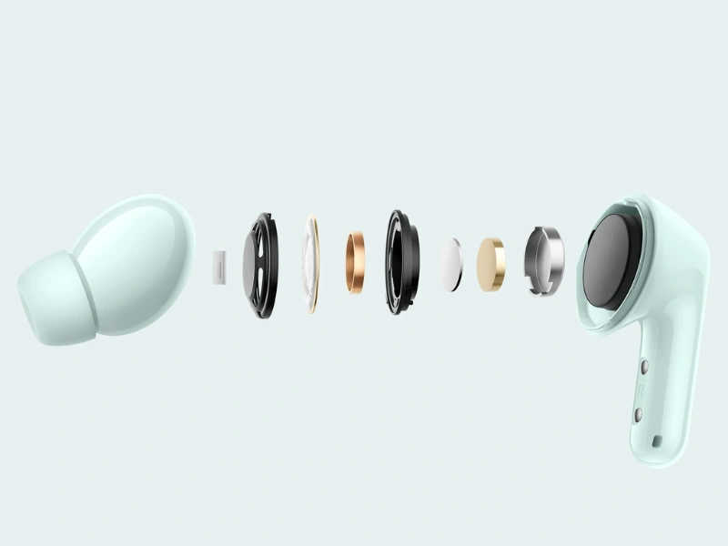 Vďaka dvojitému meniču slúchadiel Xiaomi Redmi Buds 6 sa každý tón rozoznie s krištáľovou čistotou.