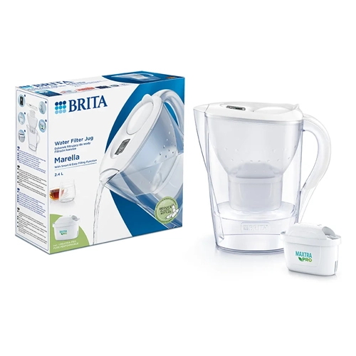 Brita Filtračn&aacute; kanvica Marella, 2,4 l, biela + 1 filter