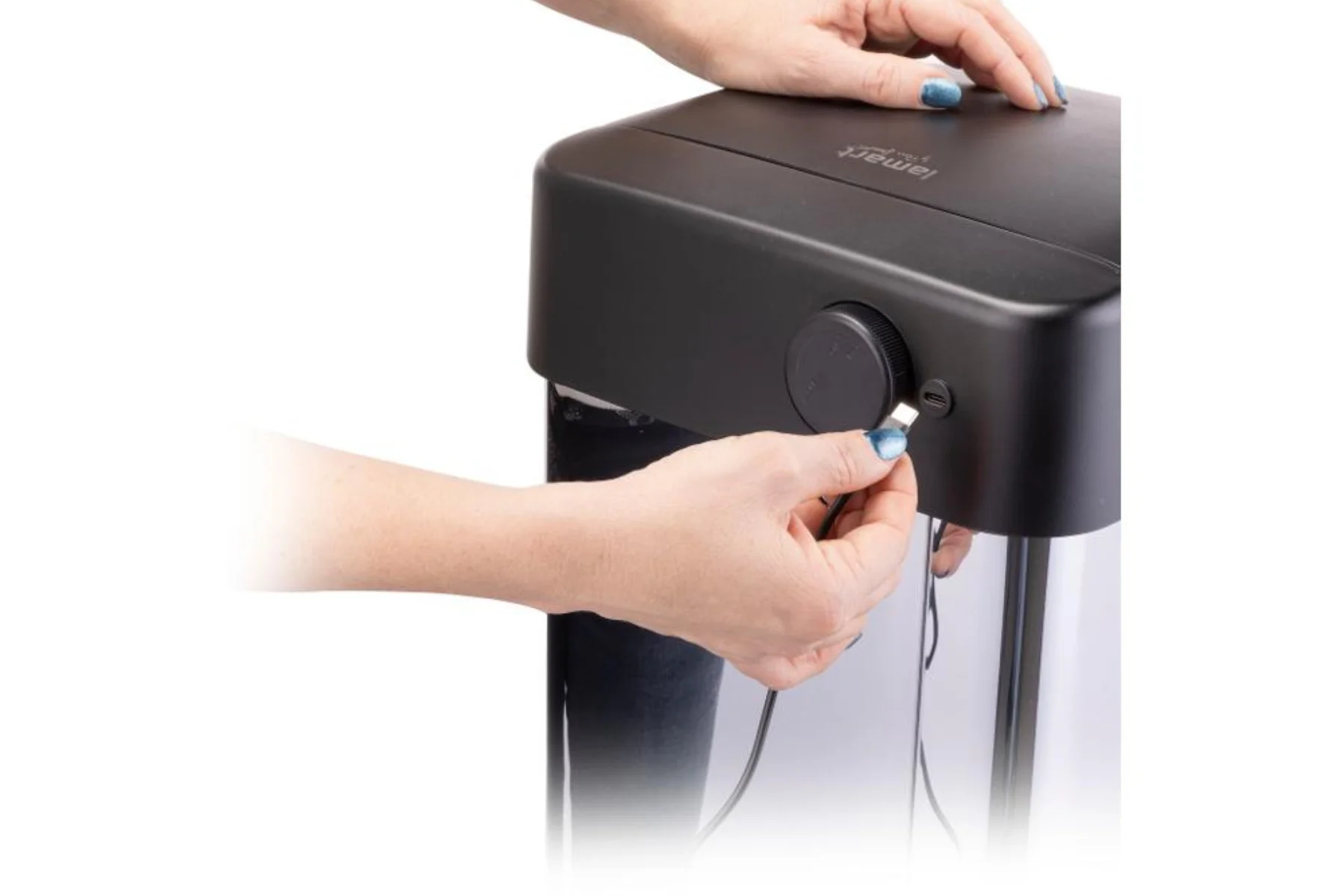 Bezdotykový odpadkový kôš Lamart LT8105 rozmery USB napajanie