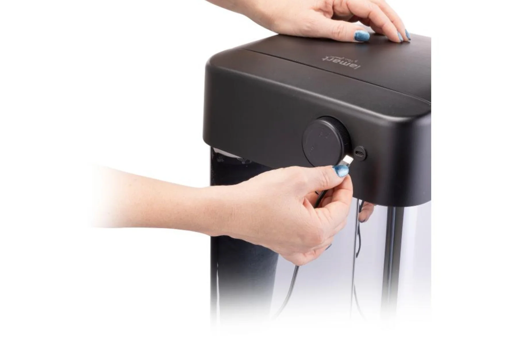 Bezdotykový odpadkový kôš Lamart LT8106 rozmery USB napajanie