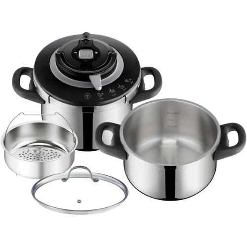 Tlakov&yacute; hrniec Tefal CLIPSO+ CHEF 6 l a 4,5 l P4552030