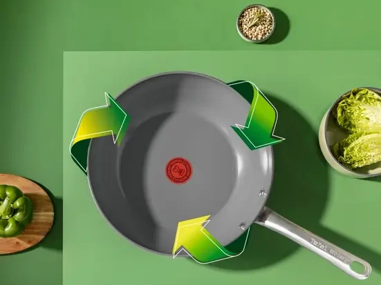 Wok panvica Tefal C4241943 Renew+ 28 cm z recyklovaného hliníka