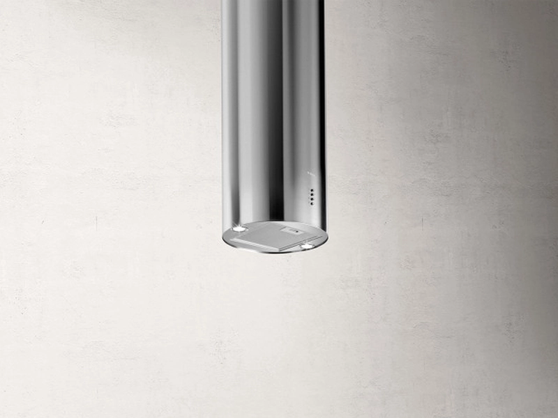 Priestorový odsávač pár TUBE ISLAND PRO ELICA -nerezový.