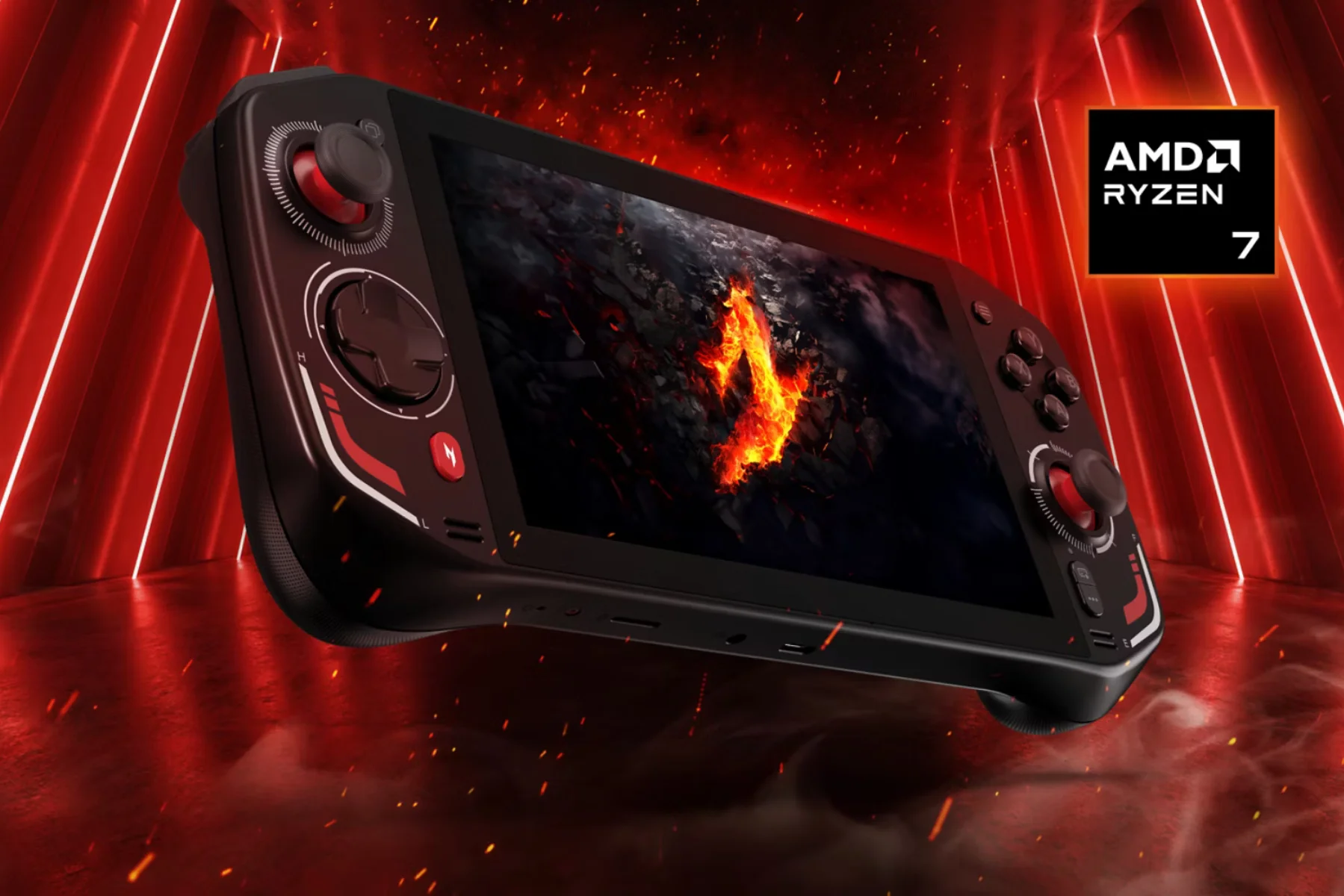 Herná konzola Acer Nitro Blaze 7 GN771-08HS7 Black amd ryzen