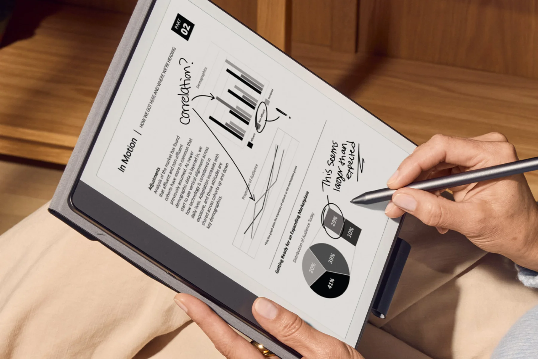 Čítačka elektronických kníh Amazon Kindle Scribe 2024 64 Tungsten oznacovanie dokumentov