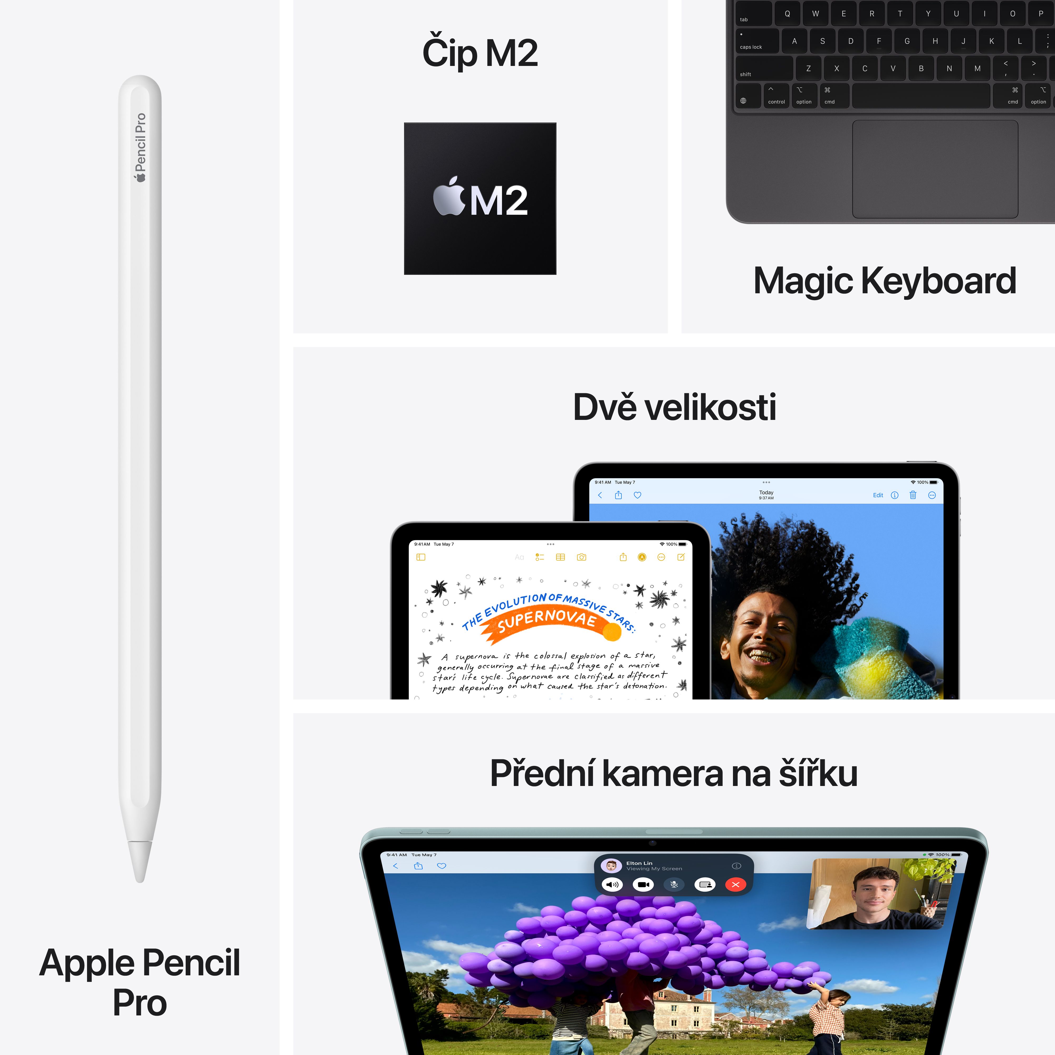 iPad Air 11 Cell M2 ipad OS príslušenstvo