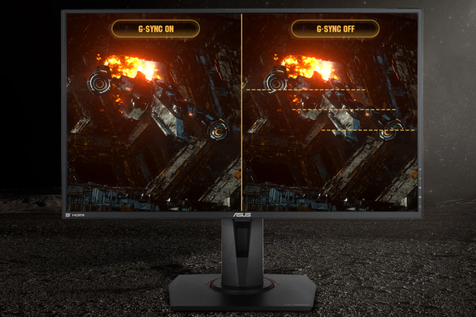 Herný monitor Asus TUF Gaming VG279QM nvidia g-sync