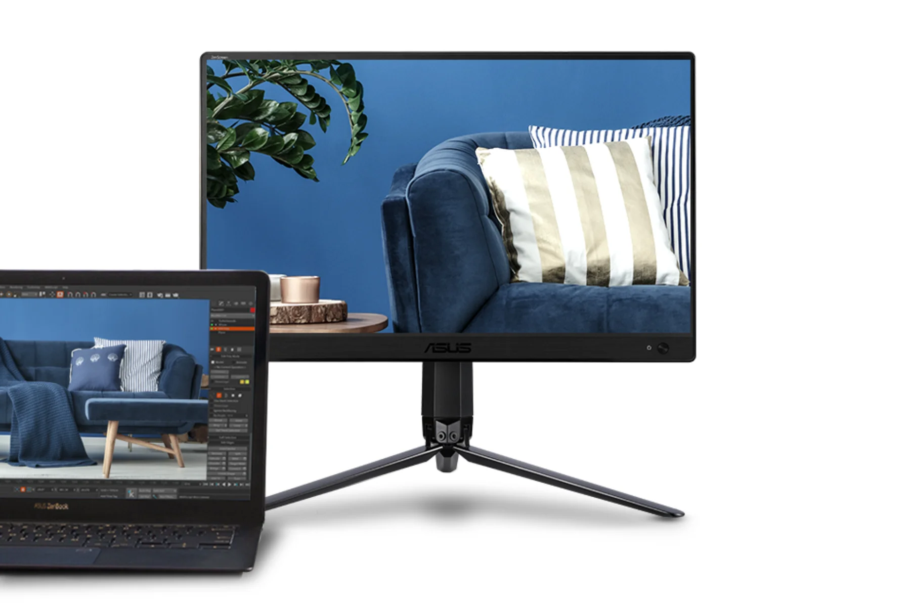 Prenosn&yacute; monitor Asus ZenScreen MB166C stativ stolny drziak