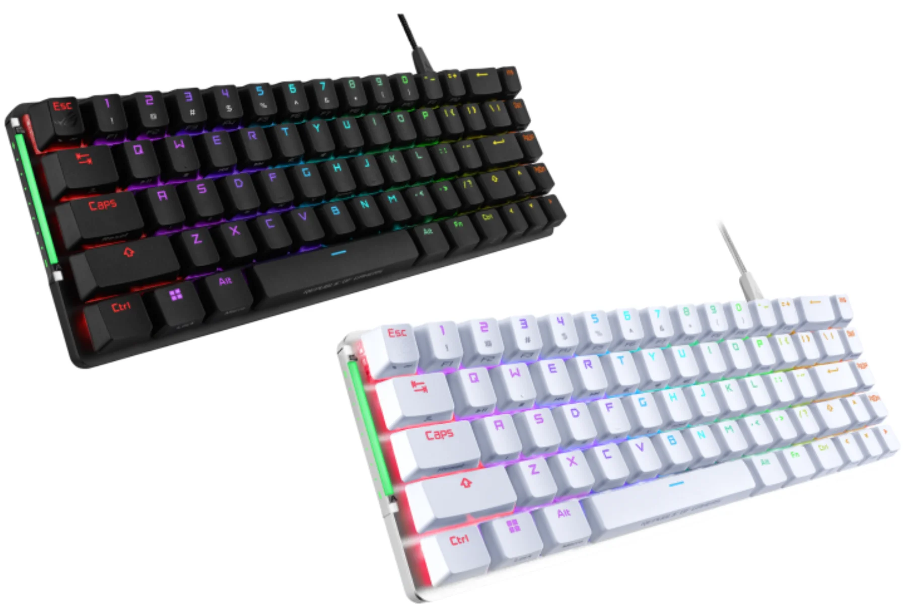 Herná klávesnica ASUS ROG FALCHION ACE Moonlight White spinace ROG NX