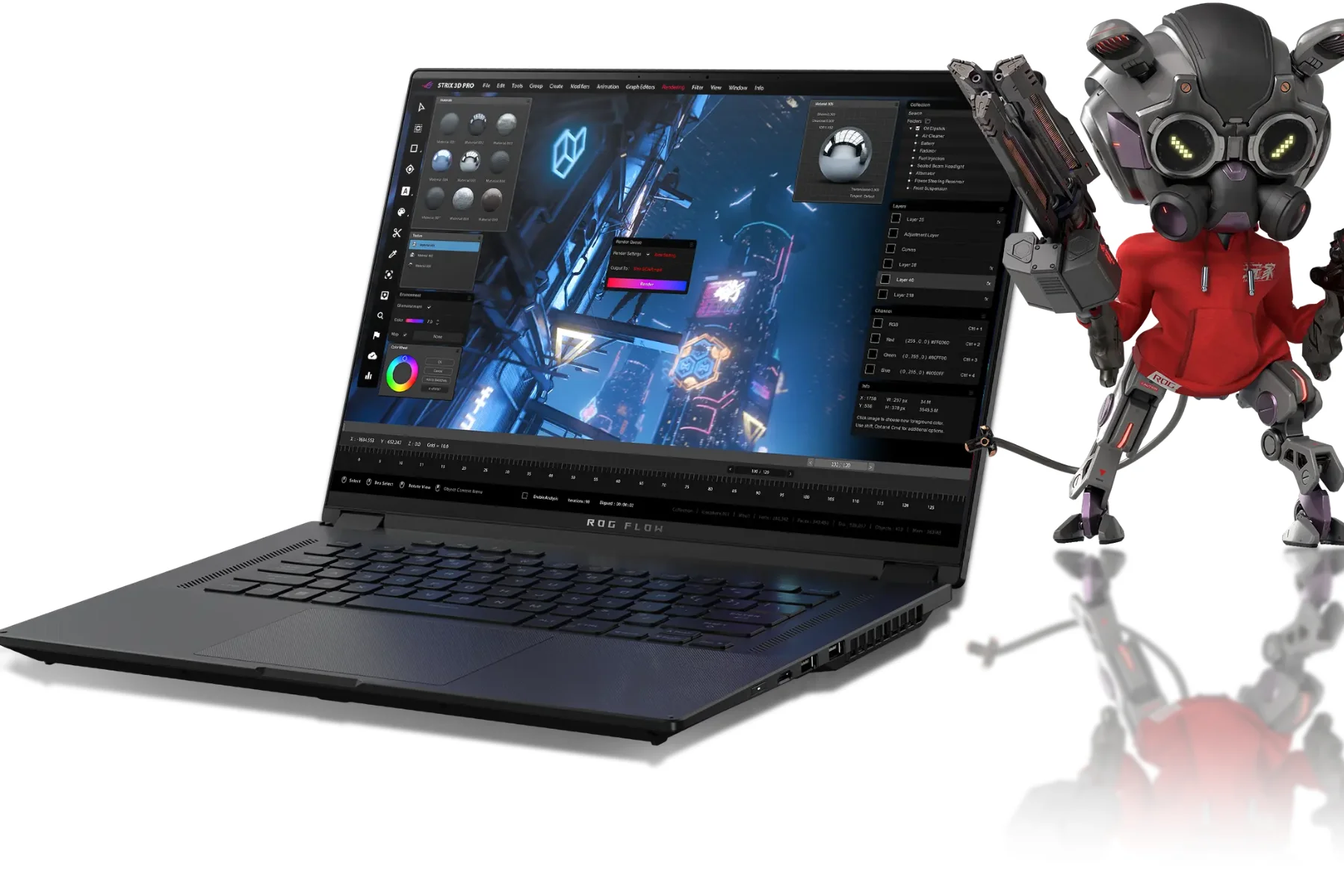 Notebook Asus ROG Flow X16 hrajte streamujte tvorte