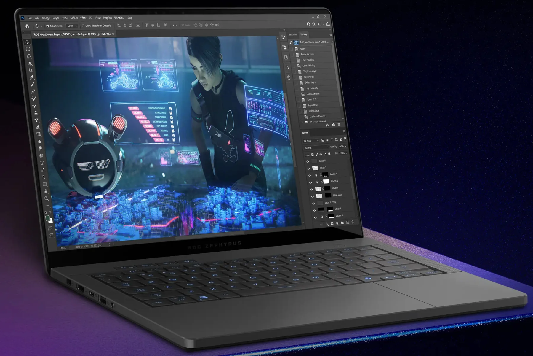 Notebook Asus ROG Zephyrus G14 vykon
