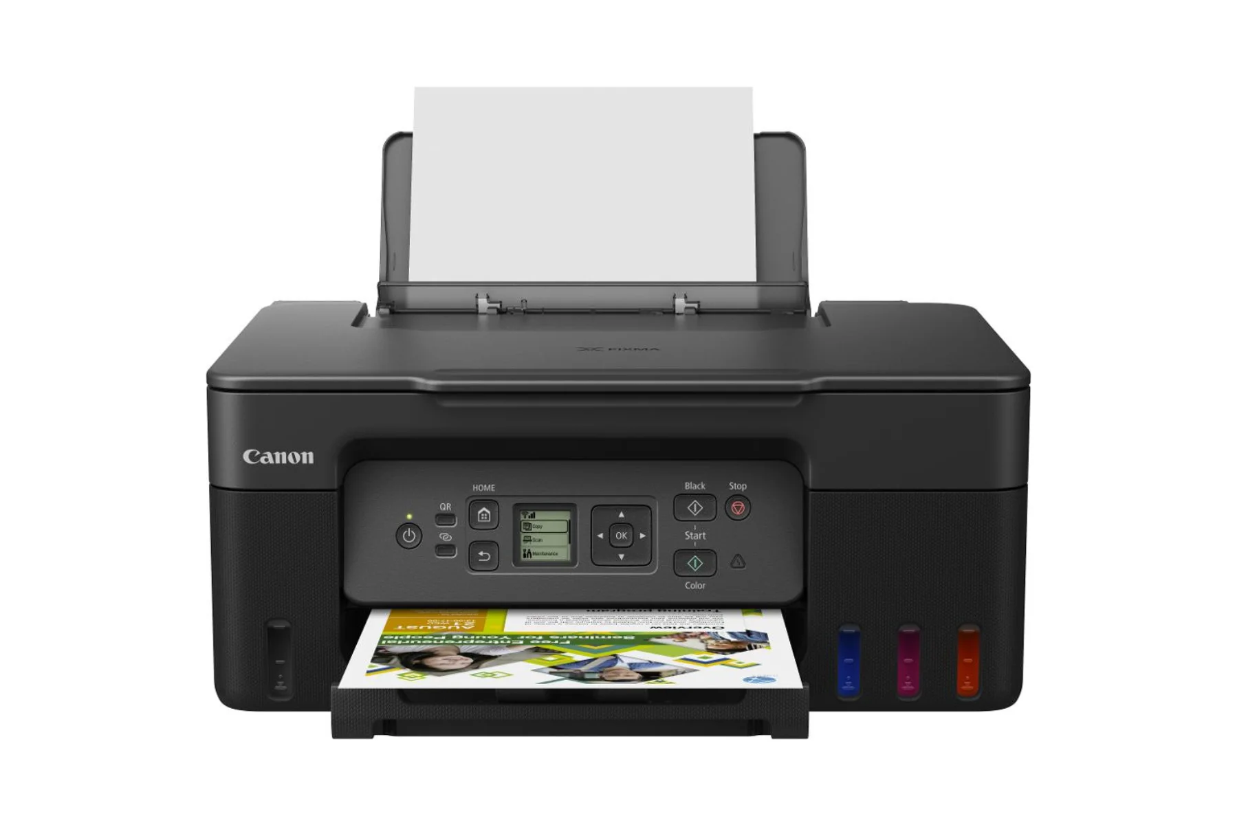 Atramentová farebná multifunkčná tlačiareň Canon Pixma G3470 White LCD panel