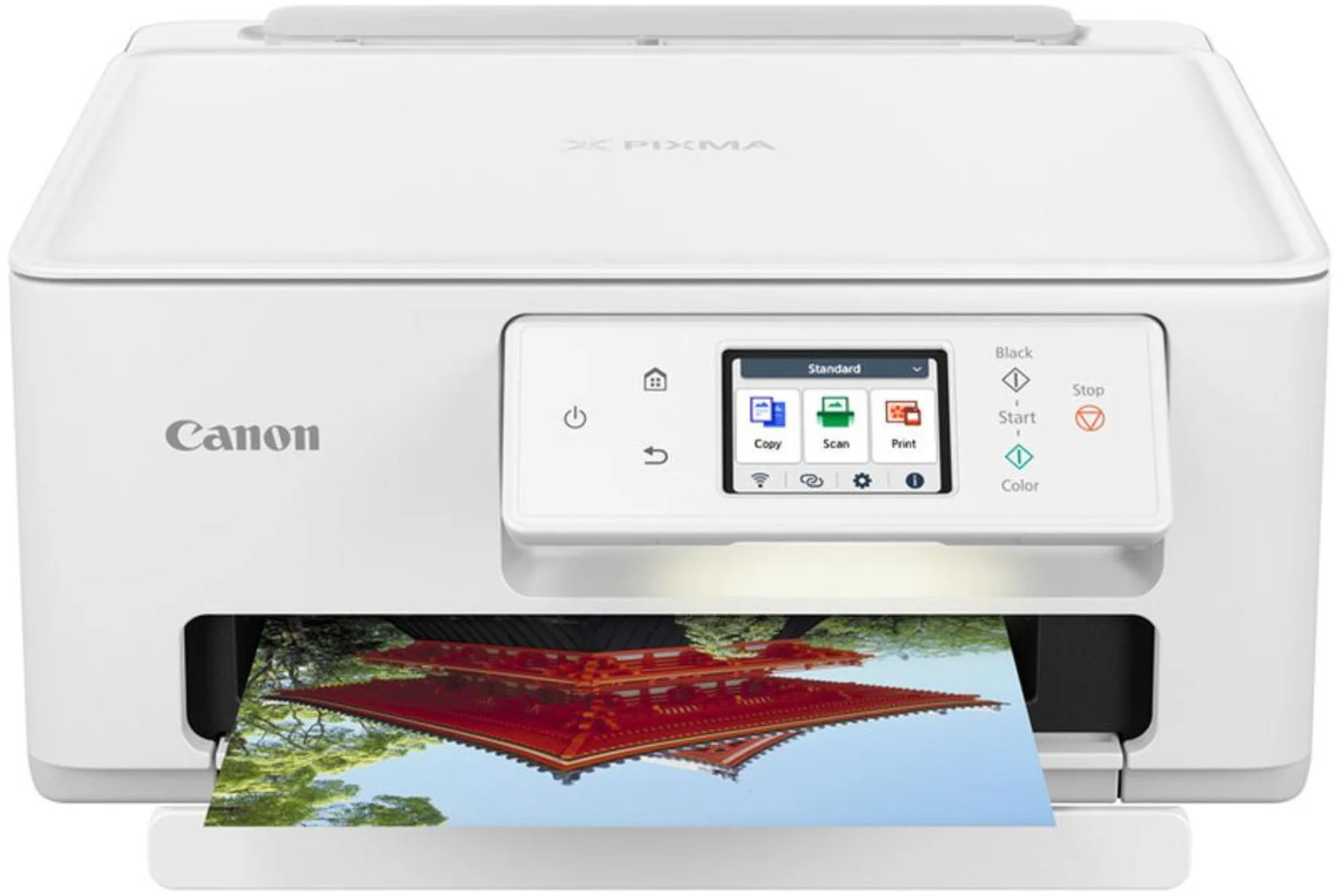 Atramentová farebná multifunkčná tlačiareň Canon PIXMA TS7650I rozhranie switch
