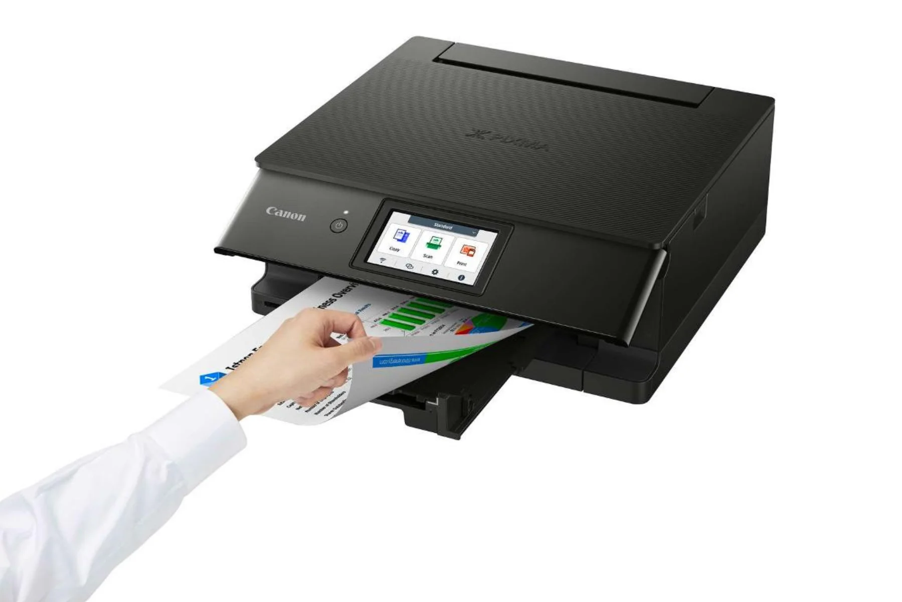 Atramentová farebná multifunkčná tlačiareň Canon PIXMA TS8750 BK jednoduche pouzivanie