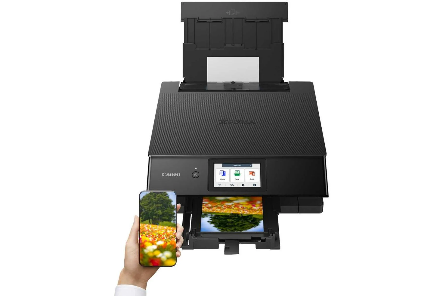 Atramentová farebná multifunkčná tlačiareň Canon PIXMA TS8750 BK tlac bez pouzitia PC