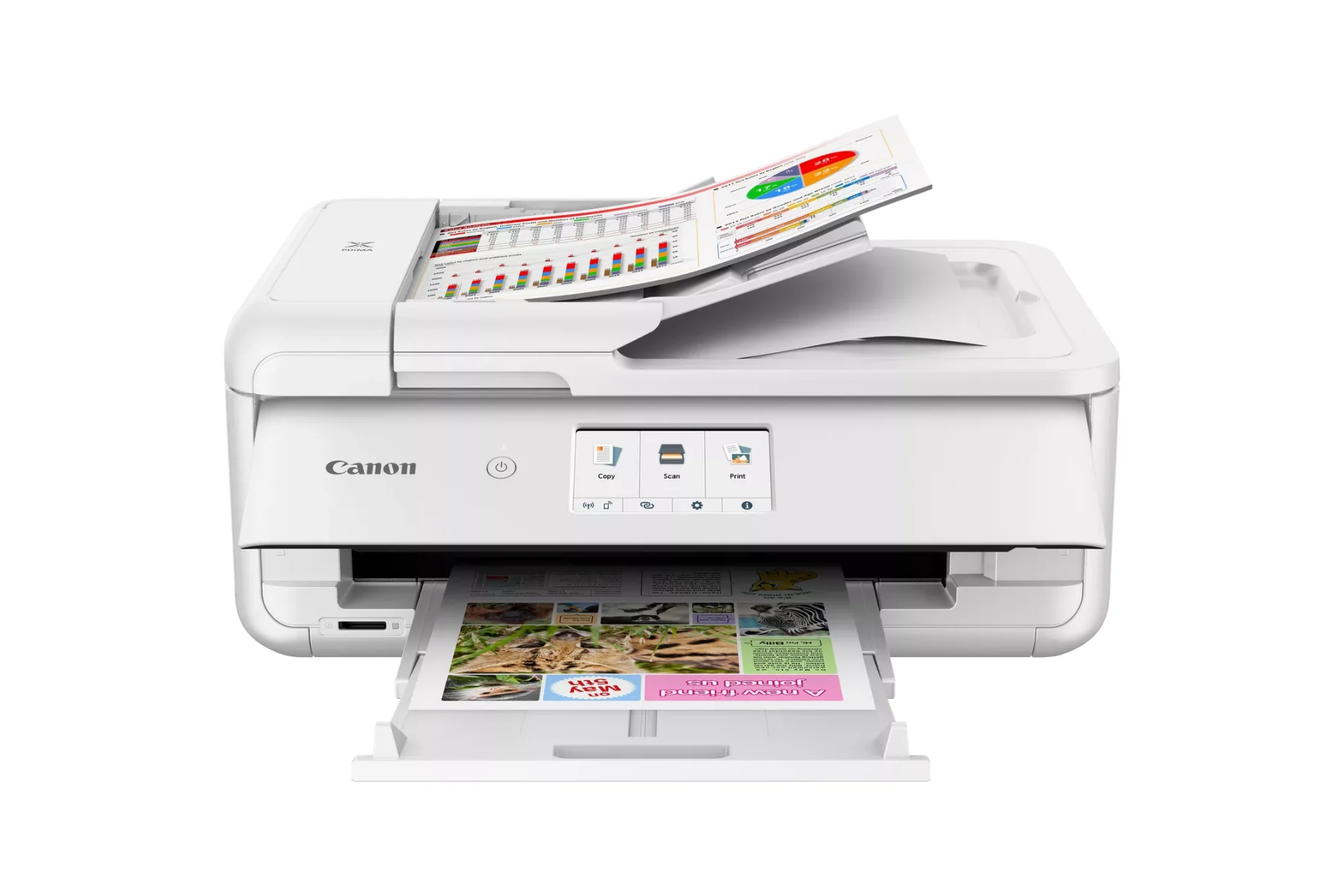 Atramentová farebná multifunkčná tlačiareň Canon PIXMA TS9551Ca pripojenie