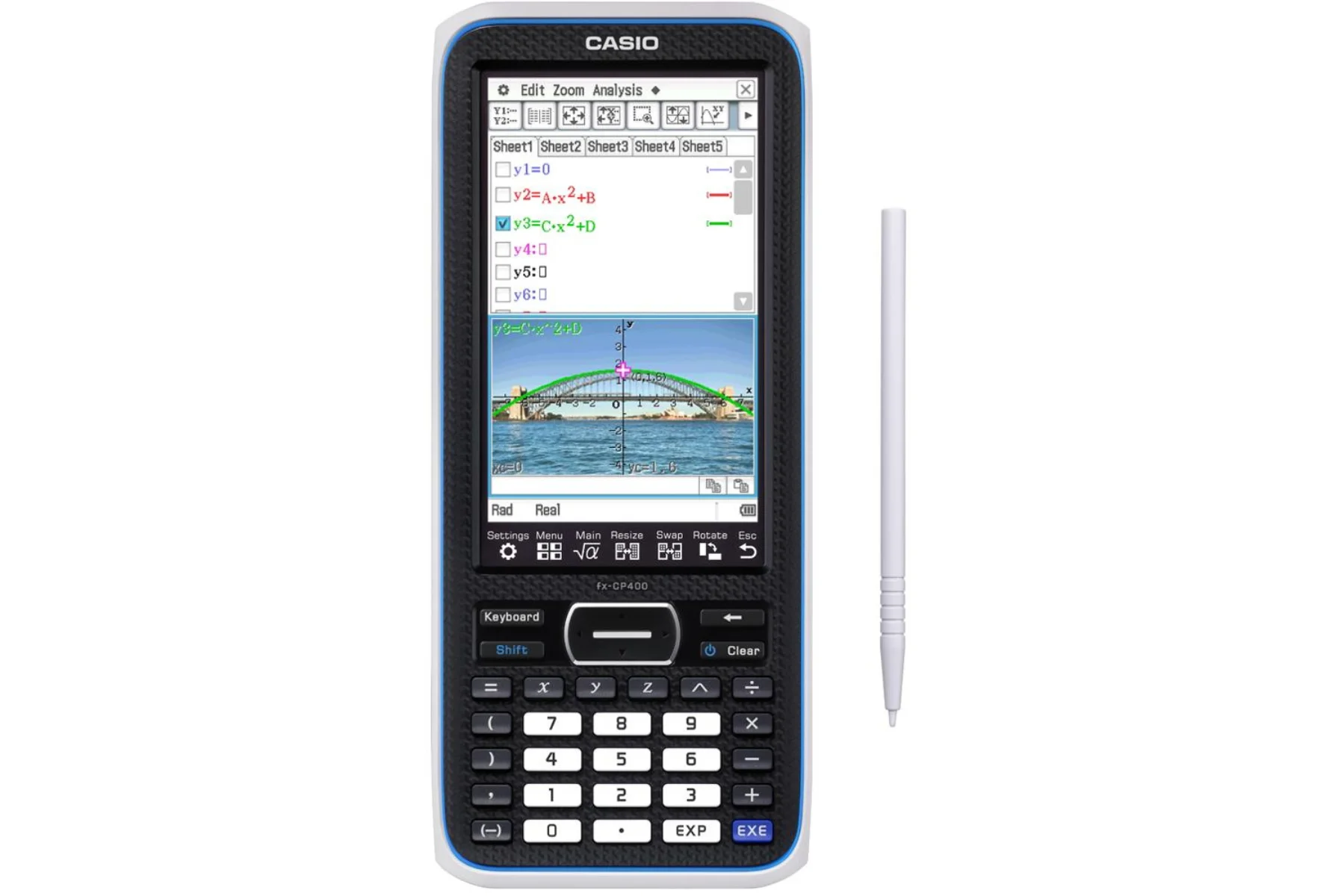 Vedecká kalkulačka Casio FX-CP400 matematicke aplikacie