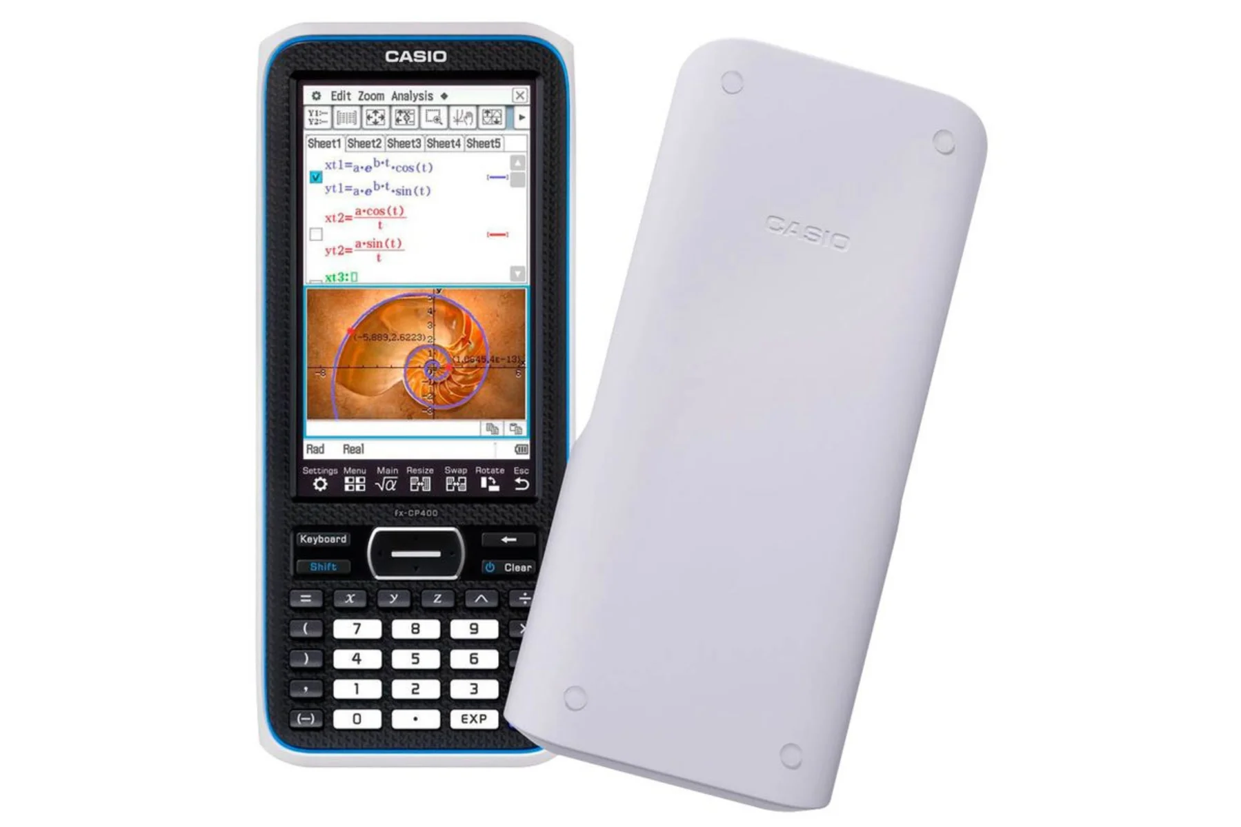 Vedecká kalkulačka Casio FX-CP400 pripojitelnost