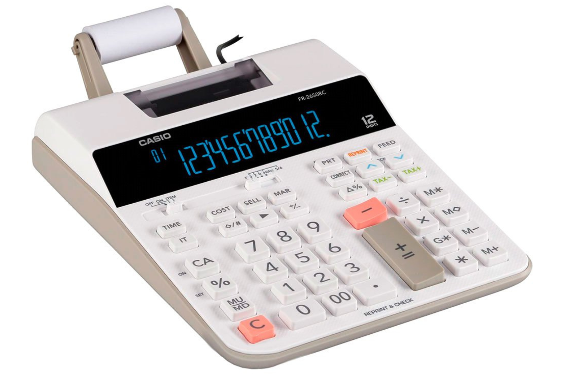 Stolná kalkulačka s tlačou Casio FR 2650 RC profesionalna