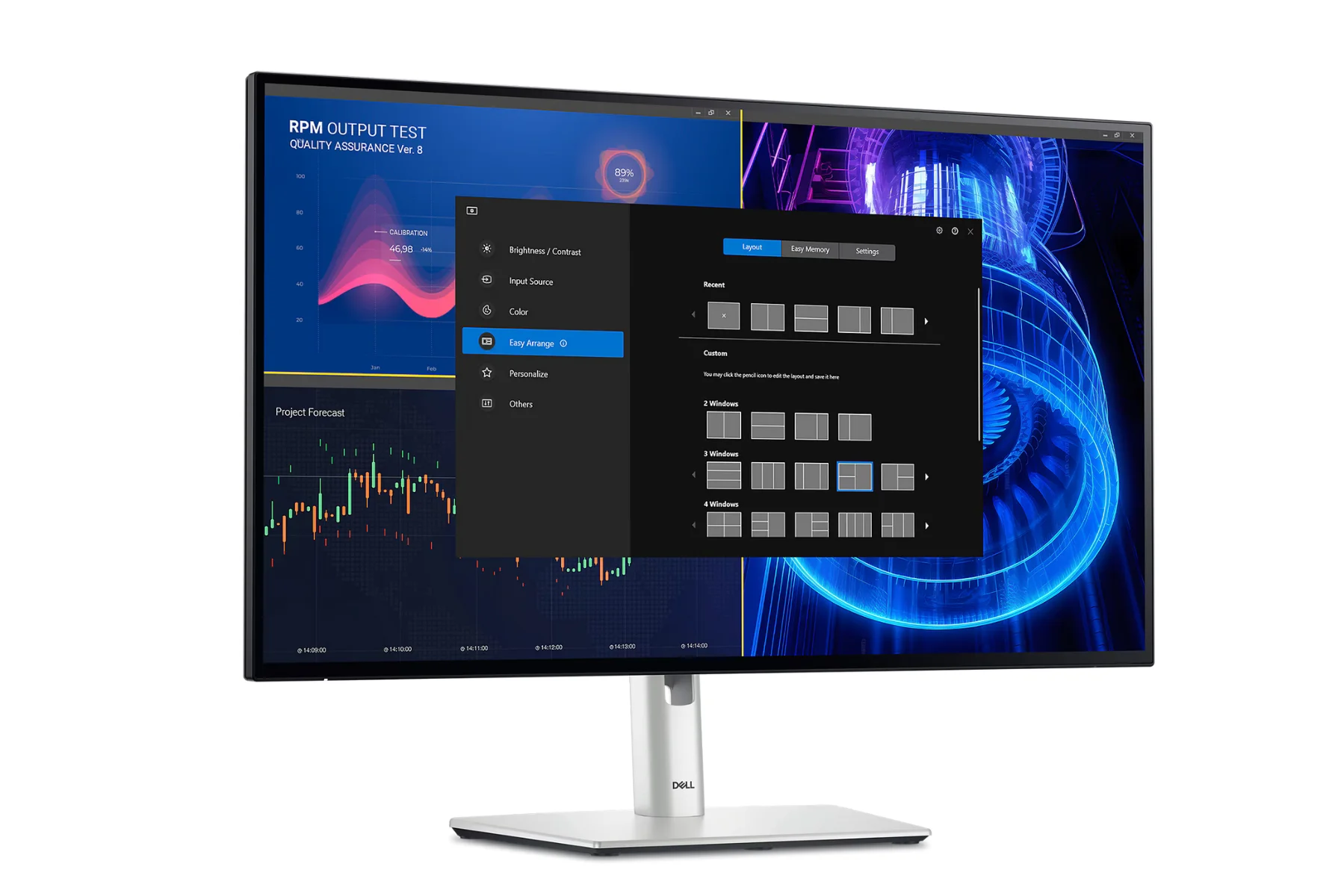 Monitor Dell U2424HE dell display manager