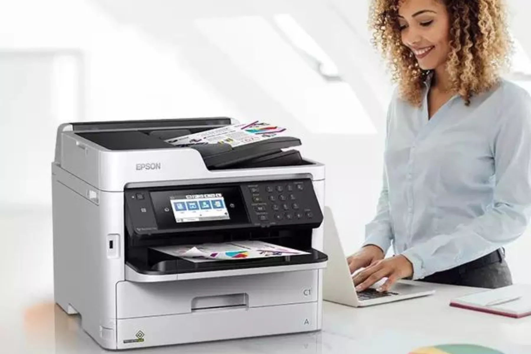 Atramentov&aacute; multifunkčn&aacute; tlačiareň Epson WorkForce Pro WF-C5890DWF nizka spotreba