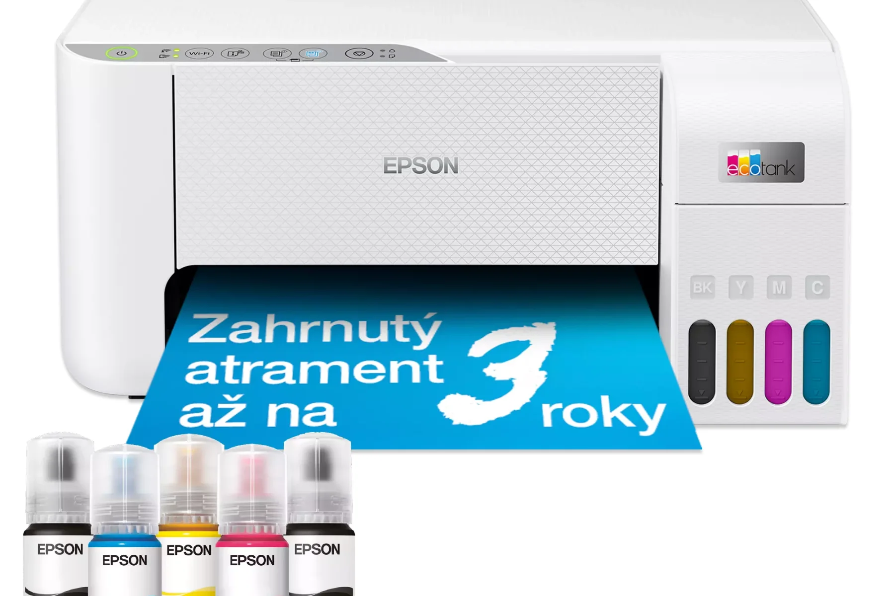 Atramentová tlačiareň Epson EcoTank L3276 wifi atrament na 3 roky