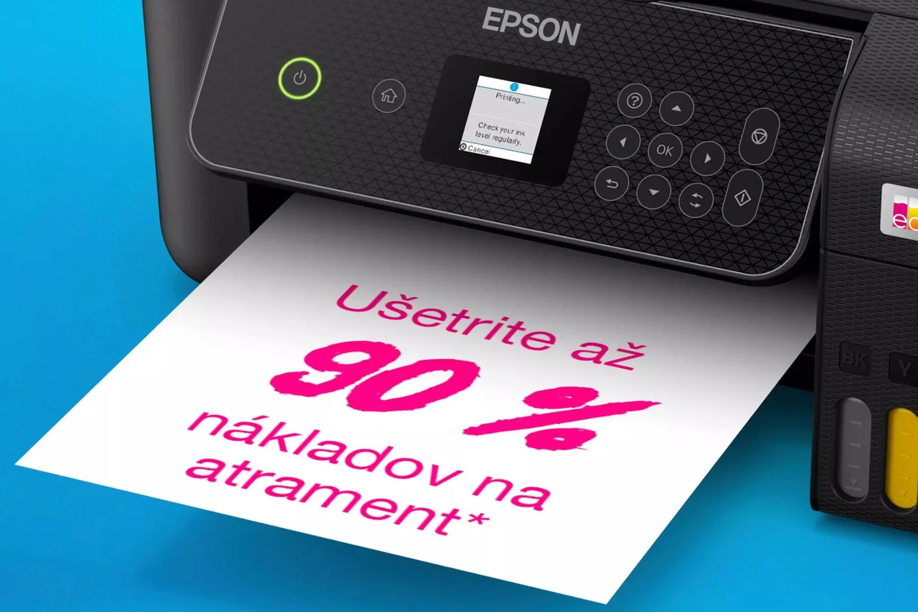 Atramentová tlačiareň Epson EcoTank L3280 setrenie nakladov