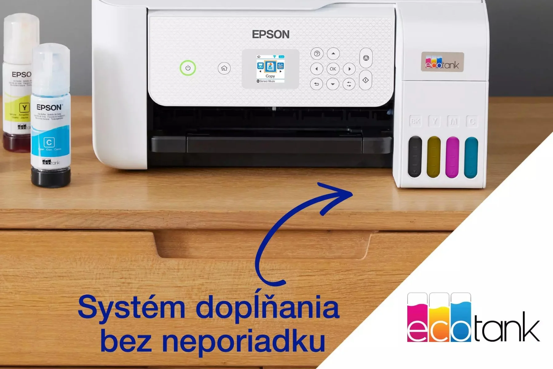 Atramentová tlačiareň Epson EcoTank L3286 velka kapacita