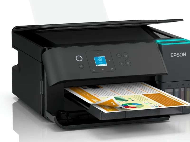 Atramentová tlačiareň Epson Eco Tank L4366 s otvoreným vekom