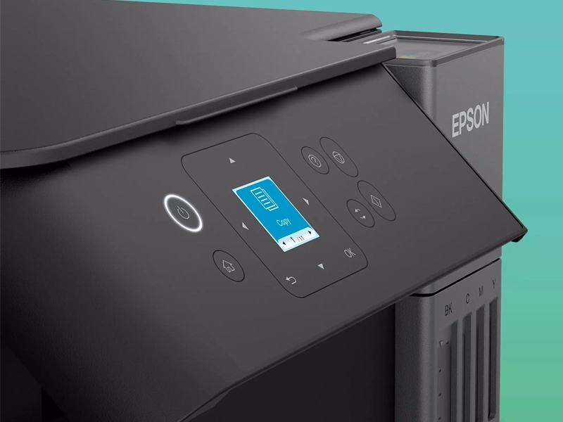Atramentová tlačiareň Epson Eco Tank L4366 pri práci