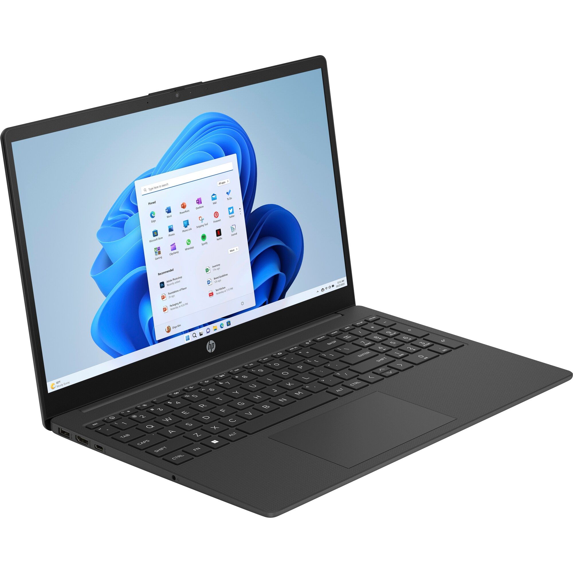 Notebook HP 15-fd0745nc displej