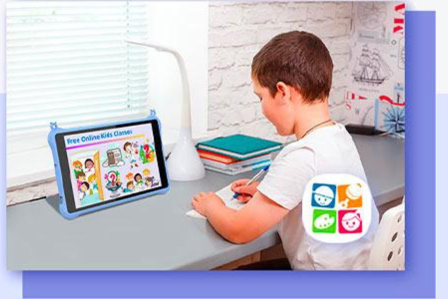 Tablet IGET Blackview TAB G5 Kids Purple pre deti