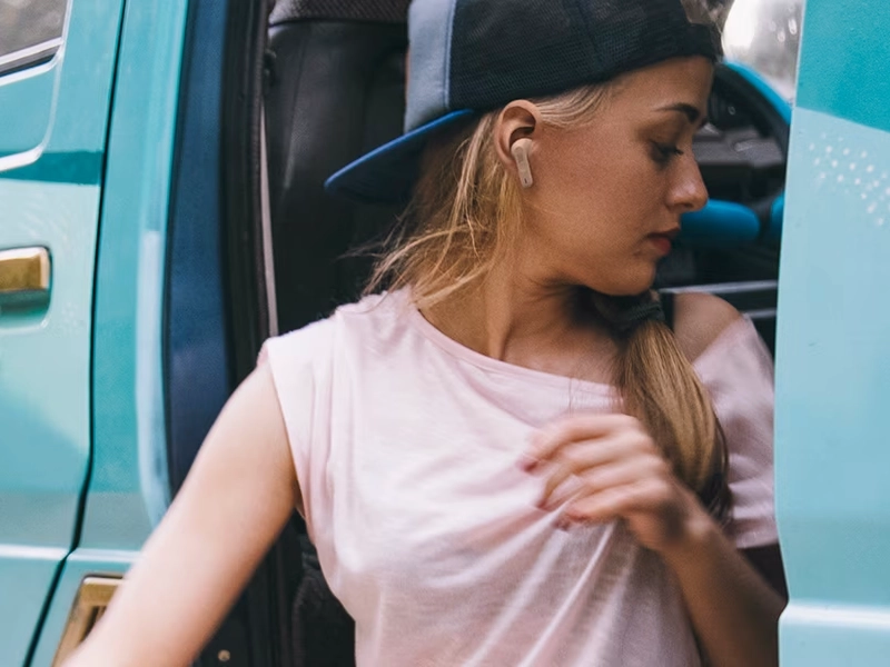 Bezdrôtové slúchadlá JBL Vibe Flex.